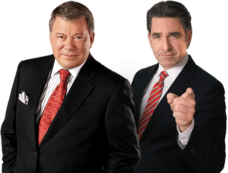 William Shatner and Matt Walton