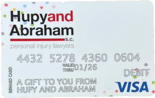 Win a $100 VISA Gift Card from Hupy and Abraham!